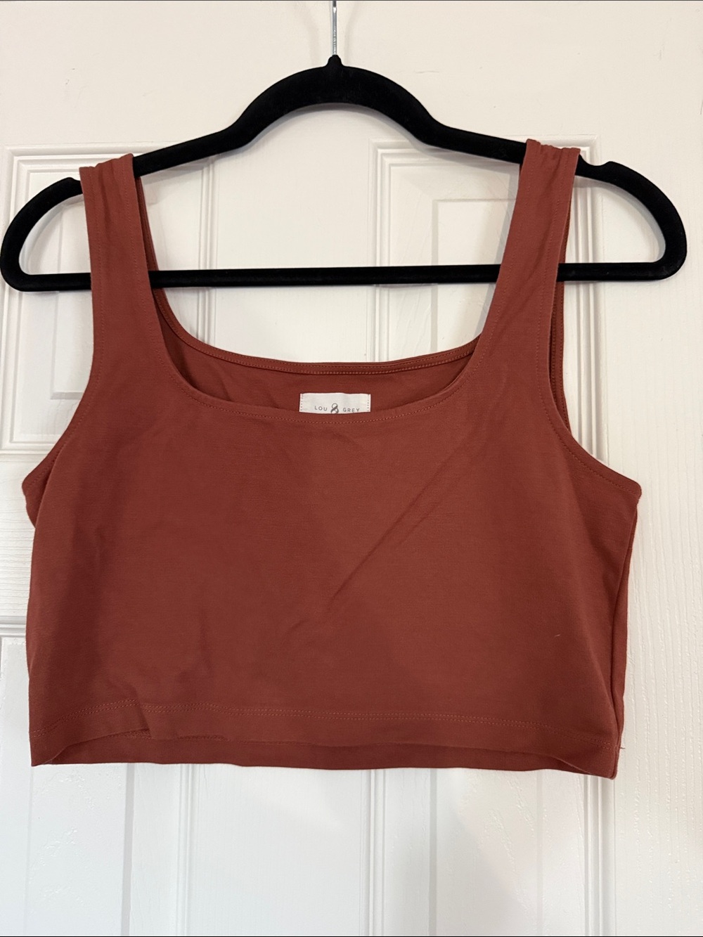 Lou & Grey Rust-Tone Cropped Tank
